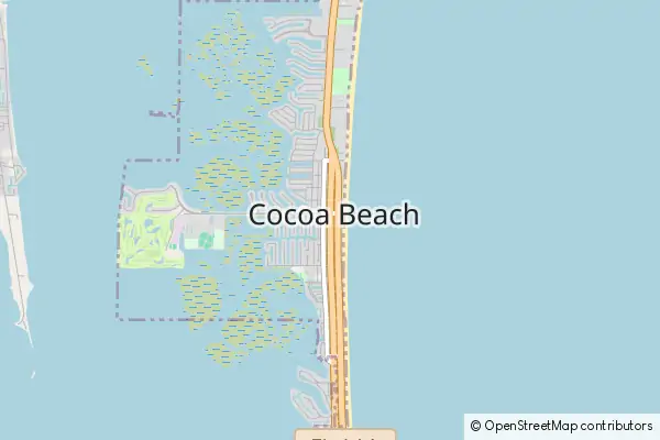 Mapa Cocoa Beach