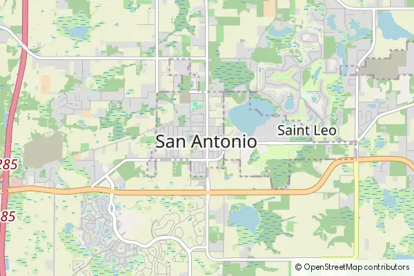 Mapa San Antonio