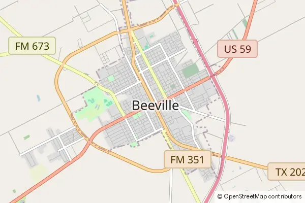 Mapa Beeville