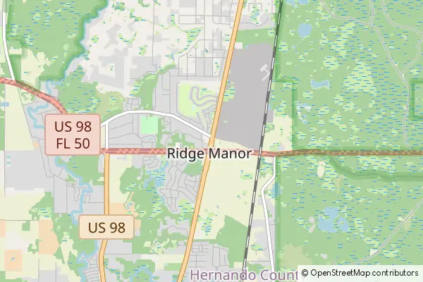 Mapa Ridge Manor