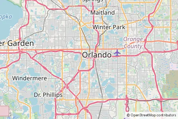 Mapa Orlando