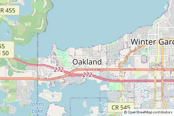 Mapa Oakland