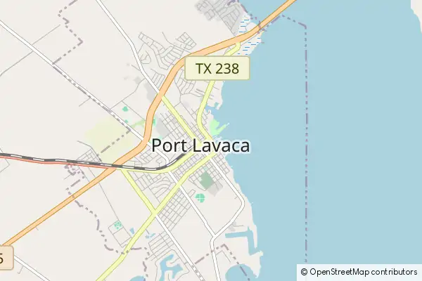 Mapa Port Lavaca