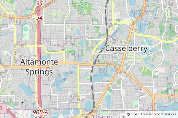 Mapa Altamonte Springs
