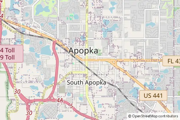 Mapa Apopka