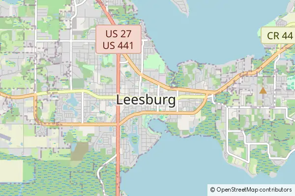 Mapa Leesburg