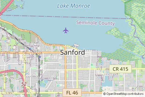 Mapa Sanford