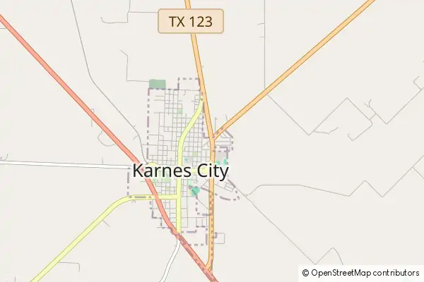 Mapa Karnes City