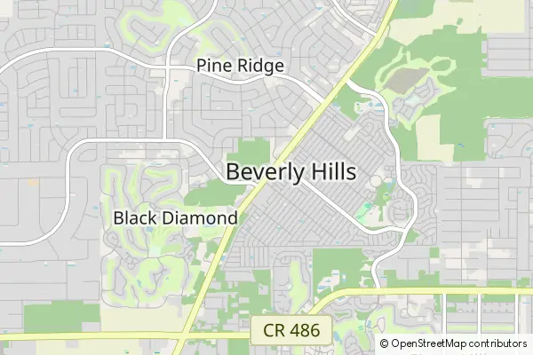 Mapa Beverly Hills