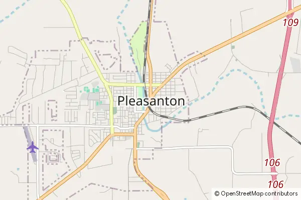 Mapa Pleasanton