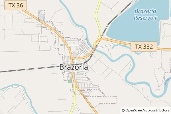 Mapa Brazoria