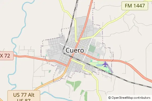 Mapa Cuero