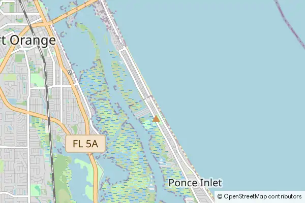 Mapa Ponce Inlet