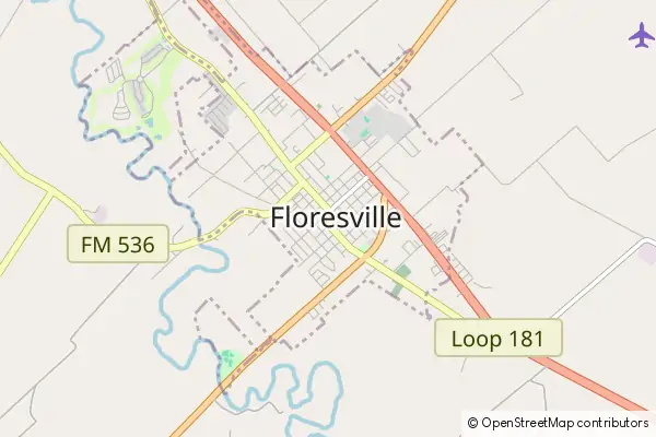 Mapa Floresville