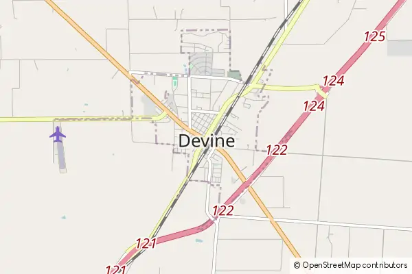 Mapa Devine