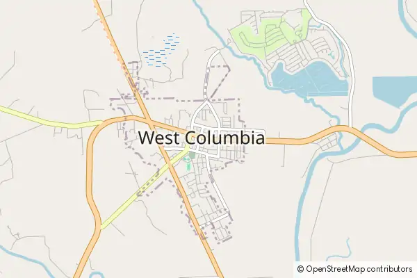 Mapa West Columbia