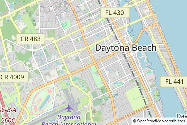 Mapa Daytona Beach