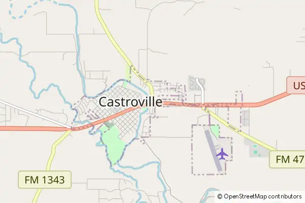 Mapa Castroville