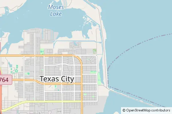 Mapa Texas City