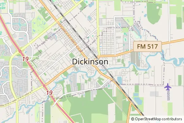 Mapa Dickinson