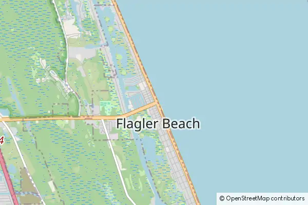 Mapa Flagler Beach