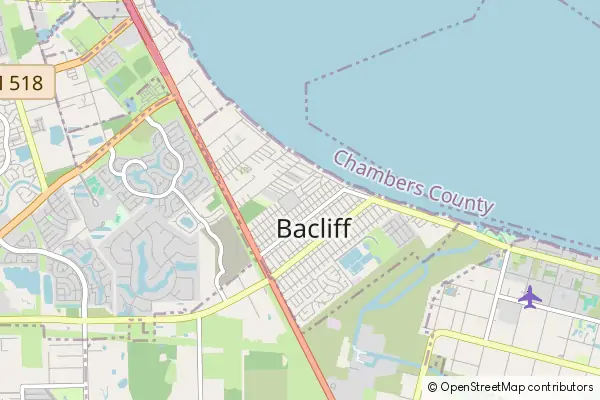 Mapa Bacliff