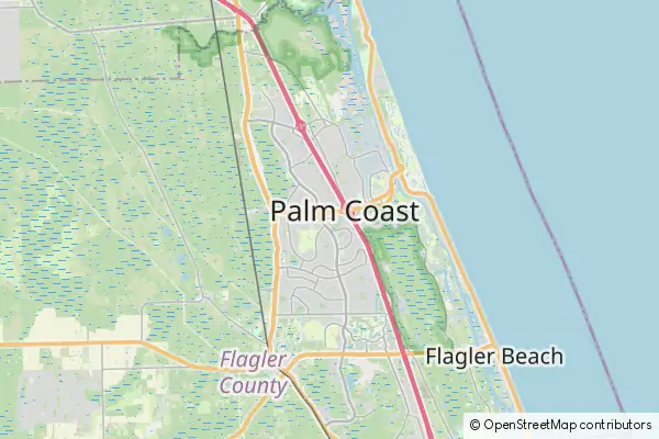 Mapa Palm Coast