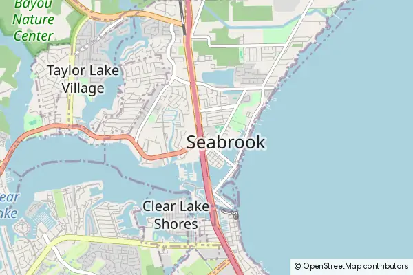 Mapa Seabrook