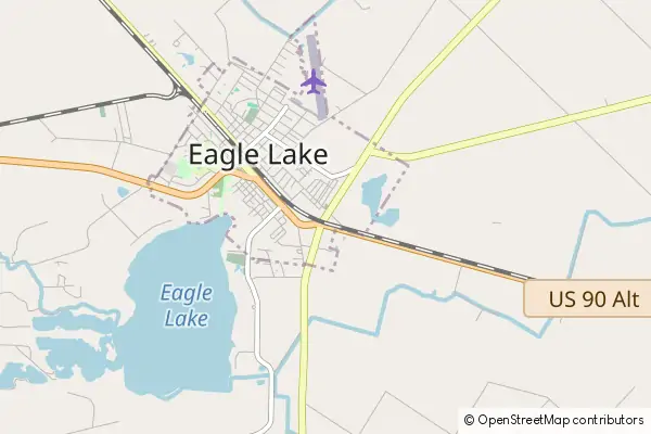 Mapa Eagle Lake