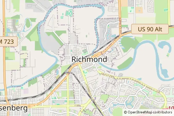 Mapa Richmond