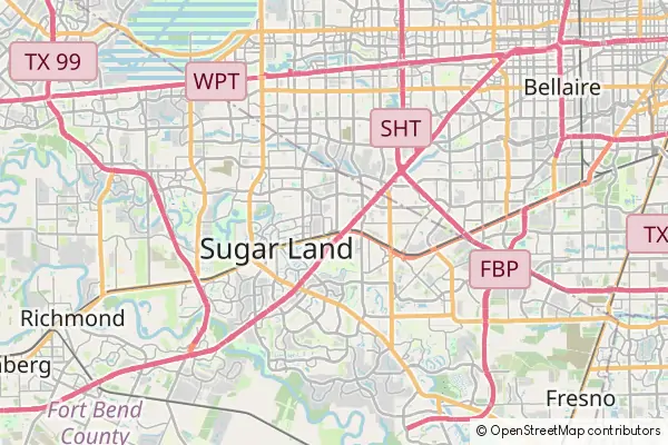 Mapa Sugar Land