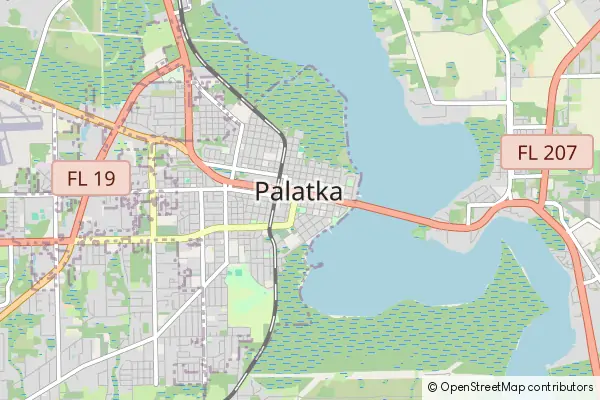 Mapa Palatka