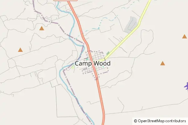 Mapa Camp Wood