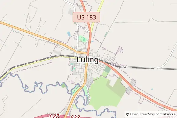 Mapa Luling