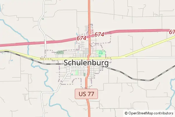 Mapa Schulenburg