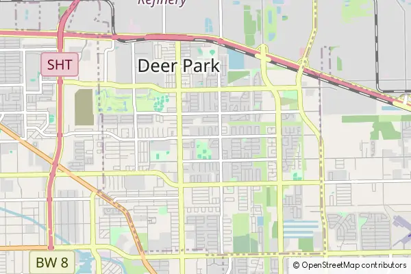 Mapa Deer Park