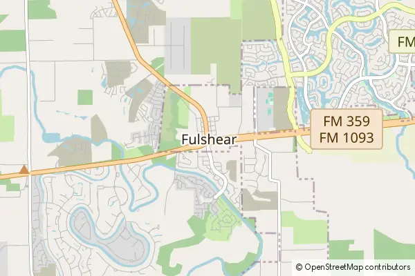 Mapa Fulshear