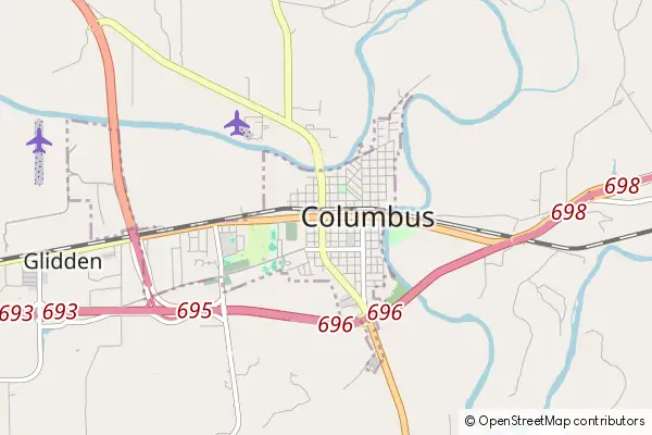 Mapa Columbus