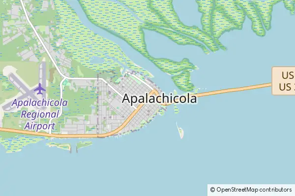 Mapa Apalachicola