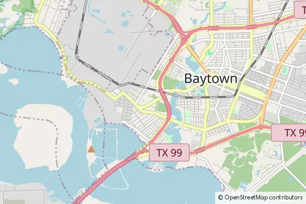 Mapa Baytown