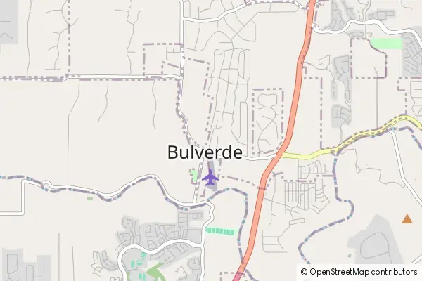 Mapa Bulverde