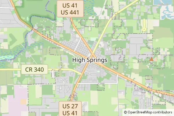 Mapa High Springs
