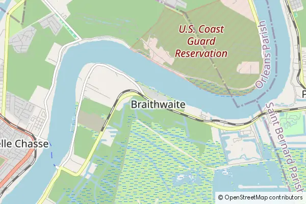 Mapa Braithwaite