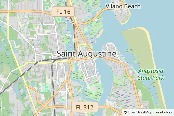 Mapa St. Augustine