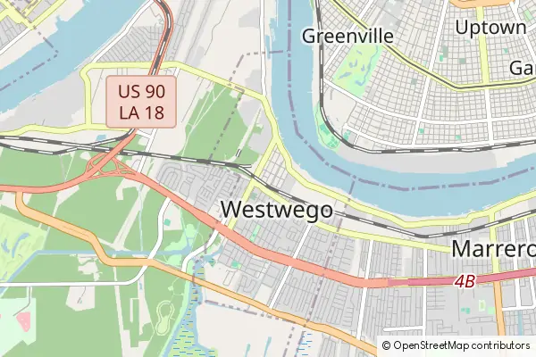 Mapa Westwego