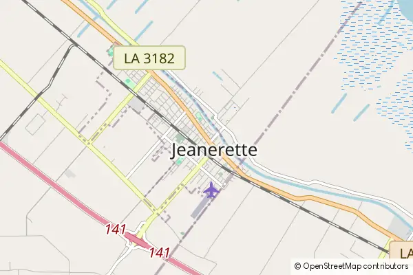 Mapa Jeanerette