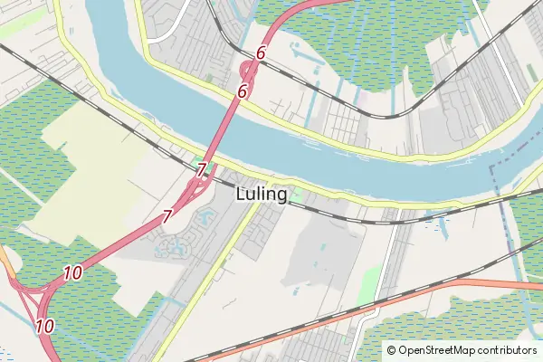 Mapa Luling