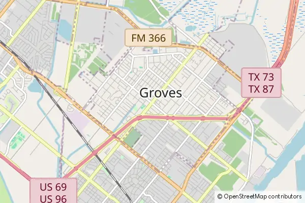 Mapa Groves