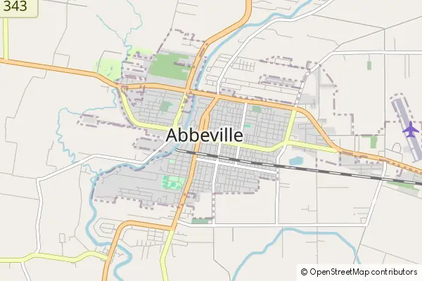 Mapa Abbeville