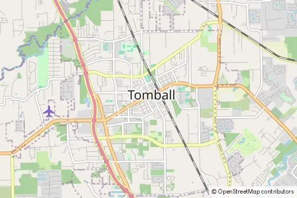 Mapa Tomball